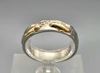 Gouden Vintage bi-color design ring. 2025/869., ., Nieuw, Ophalen of Verzenden, Dame