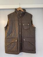 Lederen bodywarmer gewaxed nubuk, Kleding | Heren, Bodywarmers, Bruin, Maat 48/50 (M), Nieuw, Ophalen of Verzenden