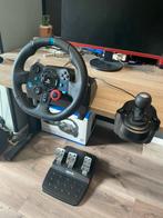 Logitech racestuur met pedalen, shifter en crew 2, Spelcomputers en Games, Spelcomputers | Sony PlayStation Consoles | Accessoires