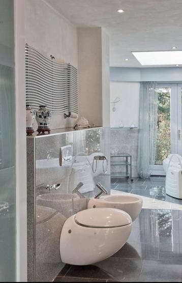 Toilet en bidet beschikbaar voor biedingen
