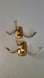 Messing Kapstokjes - Set van 2, Ophalen of Verzenden, Gebruikt