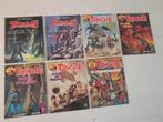 Trigië, Meerdere stripboeken, Ophalen of Verzenden, Gelezen, Don lawrence