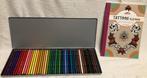 45 Kleurpotloden Bruynzeel + Tattoos kleurboek, Verzenden, Nieuw, Papier, Schets- of Tekenboek