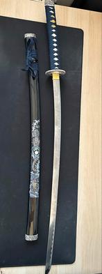 Japanse zwaard, Katana,Blauw, Antiek en Kunst, Ophalen