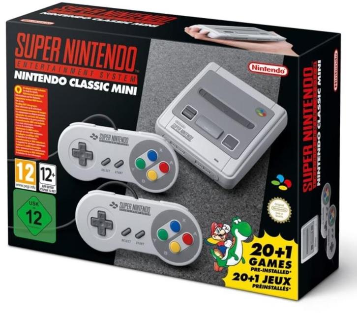 Nintendo Classic Mini: Super Nintendo Entertainment System, Spelcomputers en Games, Spelcomputers | Nintendo Super NES, Zo goed als nieuw