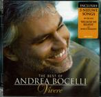 CD The Best Of Andrea Bocelli - 'vivere', Ophalen of Verzenden, Classicisme, Zo goed als nieuw, Vocaal
