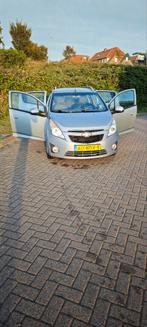 Chevrolet Spark 1.0 Bifuel 2010 Blauw bTW €18 p.maand, Voorwielaandrijving, 839 kg, Stof, 4 cilinders