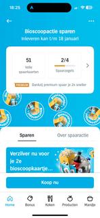 Bioscoopzegels AH, Tickets en Kaartjes, Filmkaartjes, Eén persoon