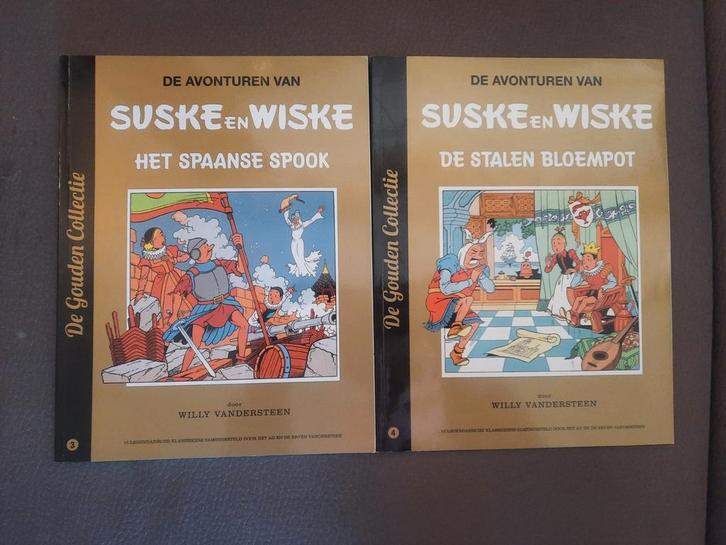 Suske en Wiske Gouden Collectie - 2 strips, Boeken, Stripboeken, Zo goed als nieuw, Meerdere stripboeken, Ophalen of Verzenden
