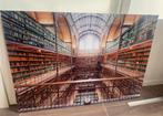 Plexiglas kunstwerk foto, 90x125, met ophanging, bibliotheek, Zo goed als nieuw, 100 tot 125 cm, Ophalen, 75 cm of meer