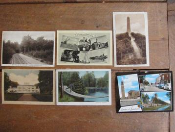 Verzameling vintage ansichtkaarten - 6 stuks beschikbaar voor biedingen