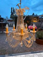 Antieke Regency Kroonluchter Glas 5+1, Ophalen of Verzenden, Gebruikt, Glas