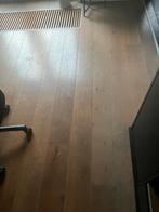 Gerookt eiken houten vloer +- 35m2, Doe-het-zelf en Verbouw, Vloerdelen en Plavuizen, Ophalen, Gebruikt, Vloerdelen of -planken