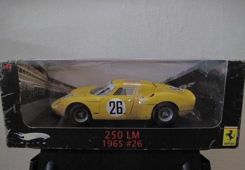Ferrari 250LM #26 24H du Mans 1965 1/18 Mattel Elite P9901, Hobby en Vrije tijd, Modelauto's | 1:18, Nieuw, Auto, Hot Wheels, Verzenden