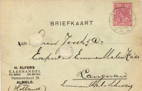 H. Elfers, Kaashandel, Almelo - 06.1920 - briefkaart, Postzegels en Munten, Brieven en Enveloppen | Nederland, Briefkaart, Ophalen of Verzenden