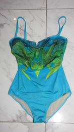 44b SUNFLAIR aqua groen badpak, Kleding | Dames, Badmode en Zwemkleding, Ophalen of Verzenden, Zo goed als nieuw, Blauw, Badpak