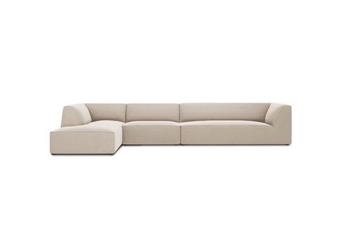 Windsor & Co Sao Hoekbank met Links Beige Velvet | €1999, nu, Huis en Inrichting, Banken | Bankstellen, Nieuw, Vierpersoons of meer