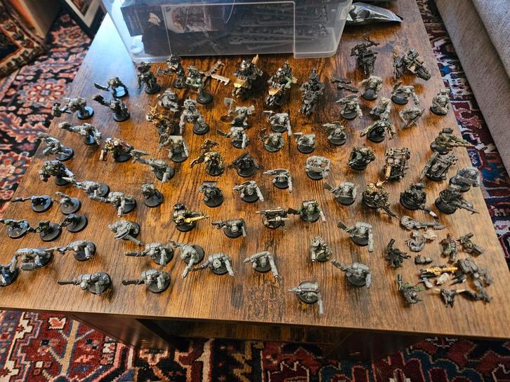 Warhammer 40k Orks Lot, Hobby en Vrije tijd, Wargaming, Gebruikt, Warhammer 40000, Figuurtje(s), Geverfd, Met verf, Ophalen of Verzenden