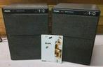 Philips mfb actieve luidsprekers 22rh544 vintage jaren 70, Audio, Tv en Foto, Luidsprekers, Ophalen of Verzenden, Gebruikt, Front, Rear of Stereo speakers