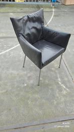 6 Label van der Berg Mali stoelen buffel analine leer, Gebruikt, Minder dan 75 cm, Ophalen of Verzenden, Modern