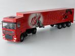 Lion Car DAF 95XF oplegger Coca Cola vrachtauto modelauto, Hobby en Vrije tijd, Ophalen of Verzenden, Zo goed als nieuw, Bus of Vrachtwagen