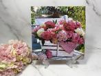 Ambiente servetten - pioenrozen in mand - decoupage nr 65, Ophalen of Verzenden, Nieuw, Materiaal