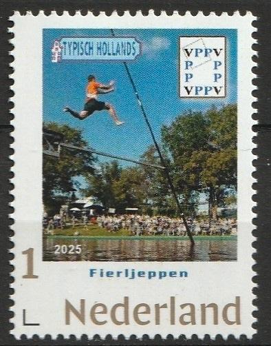 Persoonlijke postzegel VPPV 2025 Fierljeppen postfris, Postzegels en Munten, Postzegels | Nederland, Postfris, Na 1940, Verzenden