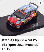 Te koop gevraagd Hyundai i20 R5 Ypres Rally 2021 Munster/Luk, Hobby en Vrije tijd, Modelauto's | 1:43, Ophalen of Verzenden
