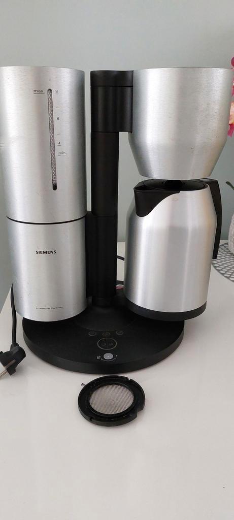 Koffiezetapparaat Siemens Porsche Design met draai systeem, Witgoed en Apparatuur, Koffiezetapparaten, Zo goed als nieuw, Gemalen koffie