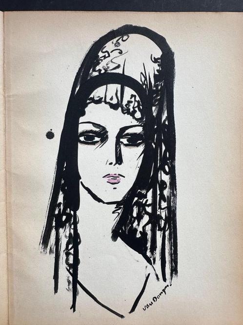 Kees van Dongen pochoir Espagnole, Antiek en Kunst, Kunst | Litho's en Zeefdrukken, Ophalen of Verzenden