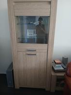 Vitrinekast 2 en tafel in dezelfde stijl, Ophalen, Zo goed als nieuw, 25 tot 50 cm, 50 tot 100 cm