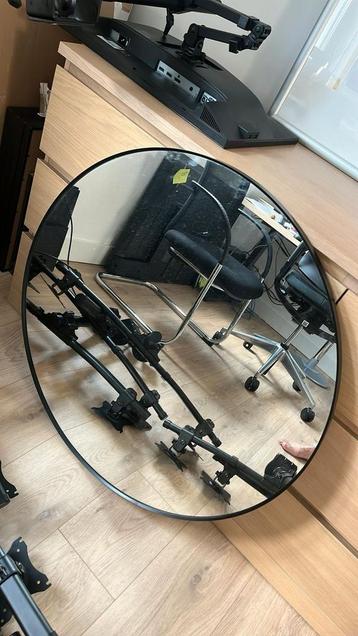 70cm ronde spiegel zwart beschikbaar voor biedingen