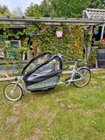 Gazelle cabby bakfiets met regenhuif., Fietsen en Brommers, Fietsen | Bakfietsen, Gebruikt, Huif, 3 kinderen, Ophalen of Verzenden
