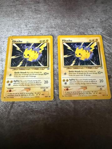 Pokémon Pikachu kaart, één van de eerste edities beschikbaar voor biedingen