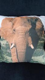 NIEUW!! Sierkussen olifant 2 stuks, 50 x 50 cm, Huis en Inrichting, Woonaccessoires | Kussens, Nieuw, Ophalen of Verzenden, Vierkant
