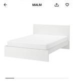 Malm bed 140x200 - IKEA wit met Jysk matras, Huis en Inrichting, Gebruikt, Wit, Tweepersoons, 200 cm