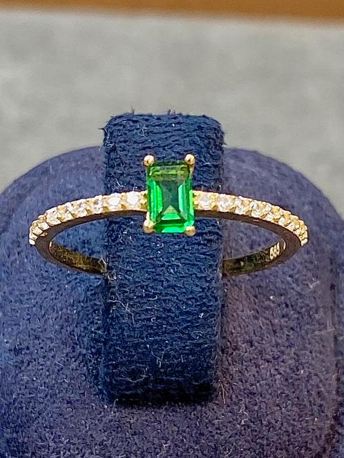 14k Gouden Ring met Steen, Sieraden, Tassen en Uiterlijk, Ringen, Nieuw, 17 tot 18, Goud, Goud, Met edelsteen, Ophalen of Verzenden