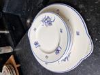 Brocante gebaksbord met 7 bordjes, Antiek en Kunst, Antiek | Servies los, Ophalen