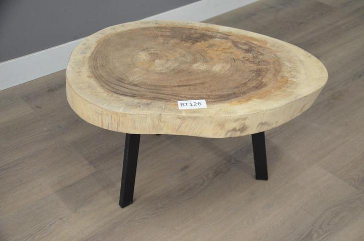 Ronde suar salontafel 55- 75 cm -BT126, Huis en Inrichting, Tafels | Salontafels, Nieuw, 50 tot 100 cm, 50 tot 100 cm, Rond, Metaal