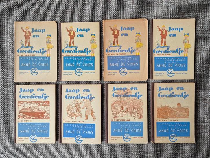 Anne de Vries - Jaap en Gerdientje, Boeken, Kinderboeken | Jeugd | onder 10 jaar, Gelezen, Ophalen of Verzenden