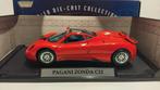 Pagani Zonda C12 rood Motormax metal 1:18 KRD, Ophalen of Verzenden, Zo goed als nieuw, Auto, Motormax