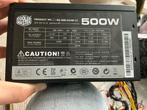 Cooler Master 500W ATX voeding - Betrouwbare PC power supply, Ophalen of Verzenden, Zo goed als nieuw