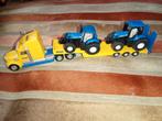 Siku Dieplader met New Holland tractors (schaal 1:87), Ophalen of Verzenden, Zo goed als nieuw, Bus of Vrachtwagen, SIKU