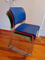 4 Vitra Sim stapelbare stoelen, Huis en Inrichting, Stoelen, Ophalen, Zo goed als nieuw, Vier