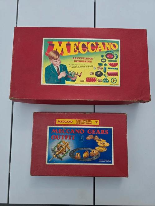 2 stuks zeldzame vintage Meccano bouwsets - jaren 50 - €35, Antiek en Kunst, Antiek | Speelgoed, Ophalen of Verzenden