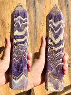 Chevron amethist toren, Ophalen of Verzenden, Mineraal