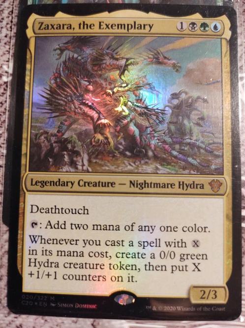 Zaxara the exemplary commander deck, Hobby en Vrije tijd, Verzamelkaartspellen | Magic the Gathering, Zo goed als nieuw, Speeldeck