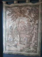 Vintage antiek Frans wandtapijt gobelin, Ophalen of Verzenden