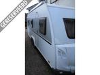 Knaus 650 UDF Fransbed stapelbed + rondzit MOVER AIRCO 2018, Caravans en Kamperen, Caravans, Hefbed, Schokbreker, Bedrijf, Treinzit
