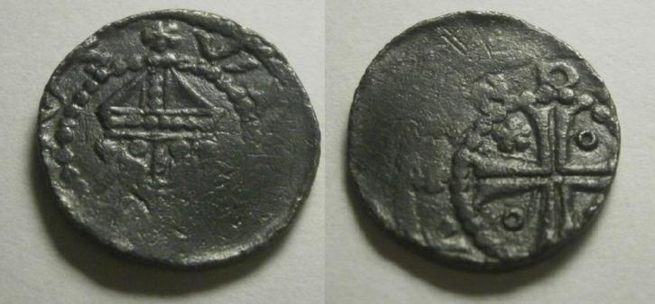 47] Utrecht Willebrand van Oldenburg (1227-1233) - Denier, Postzegels en Munten, Munten | Nederland, Losse munt, Overige waardes